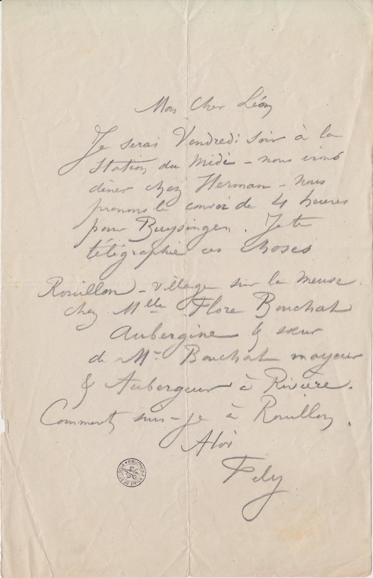 Illustration de la lettre