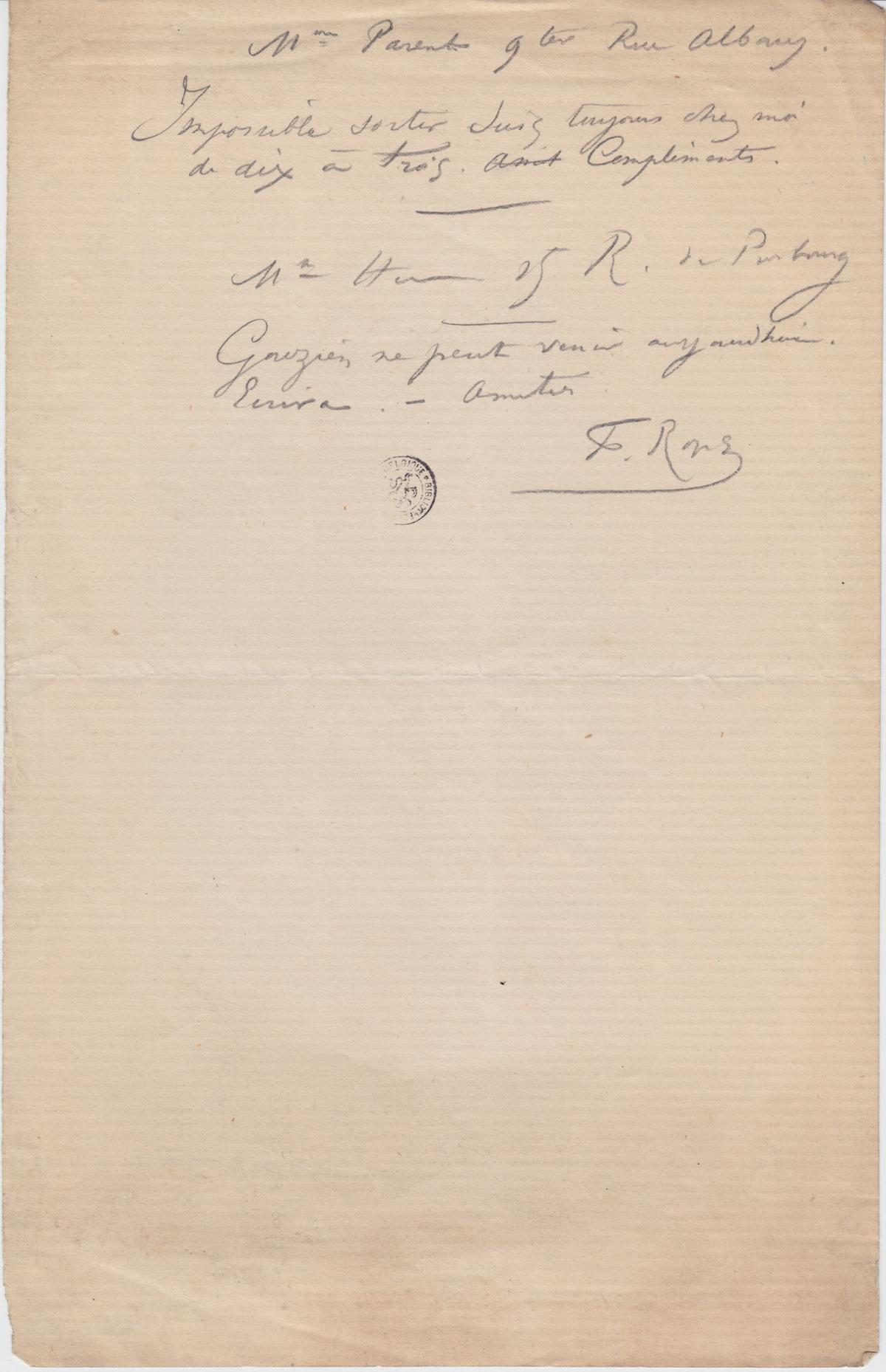 Illustration de la lettre