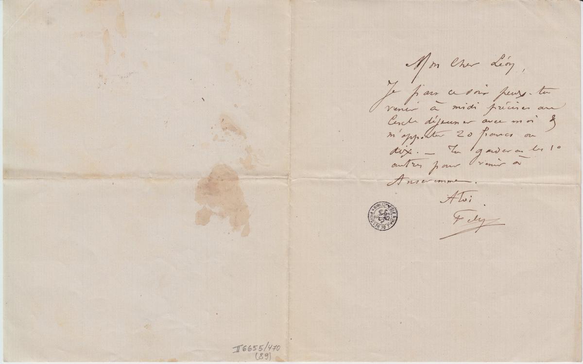 Illustration de la lettre