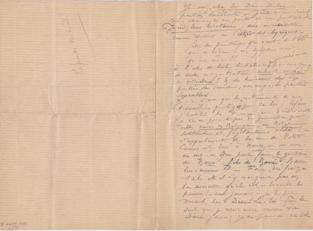 Illustration de la lettre