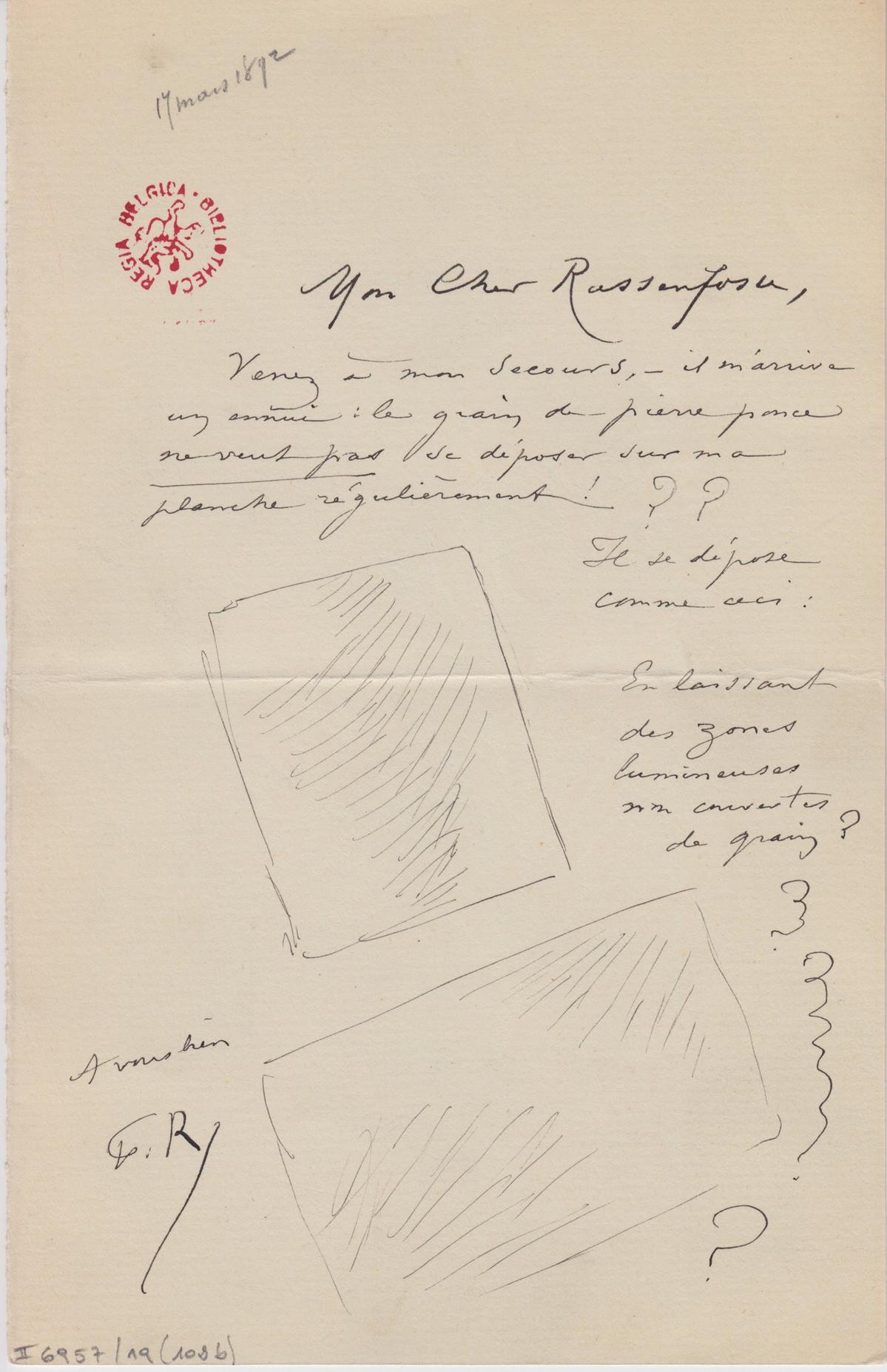 Illustration de la lettre