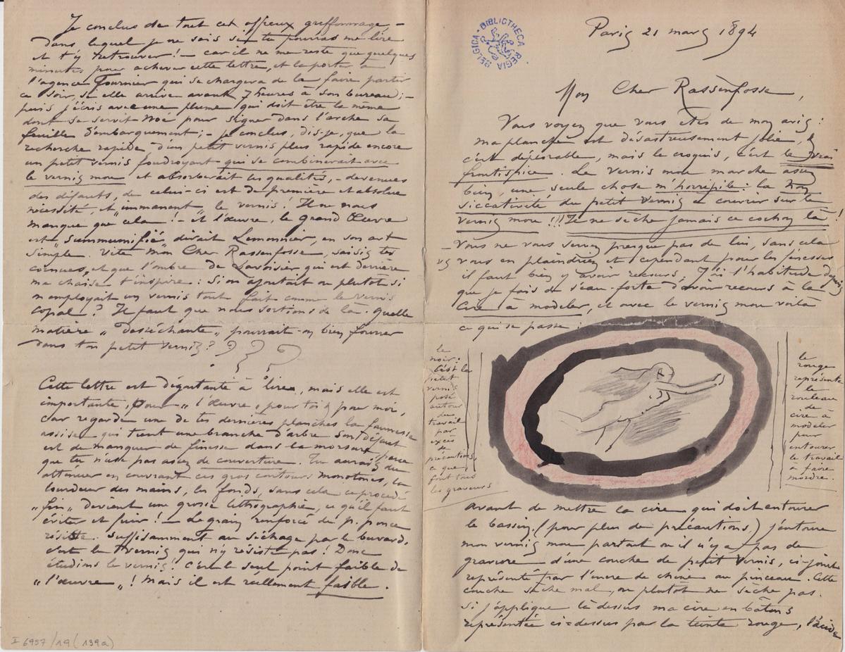 Illustration de la lettre