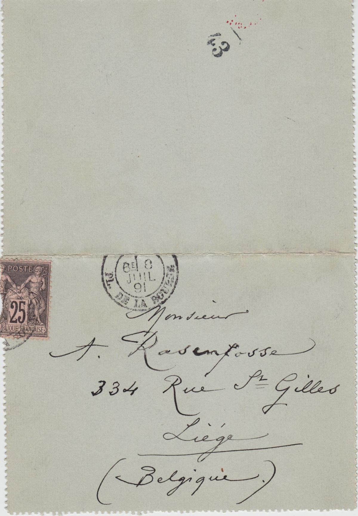 Illustration de la lettre