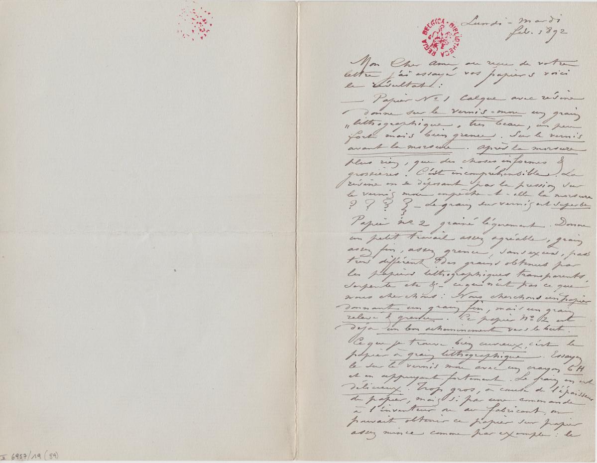 Illustration de la lettre