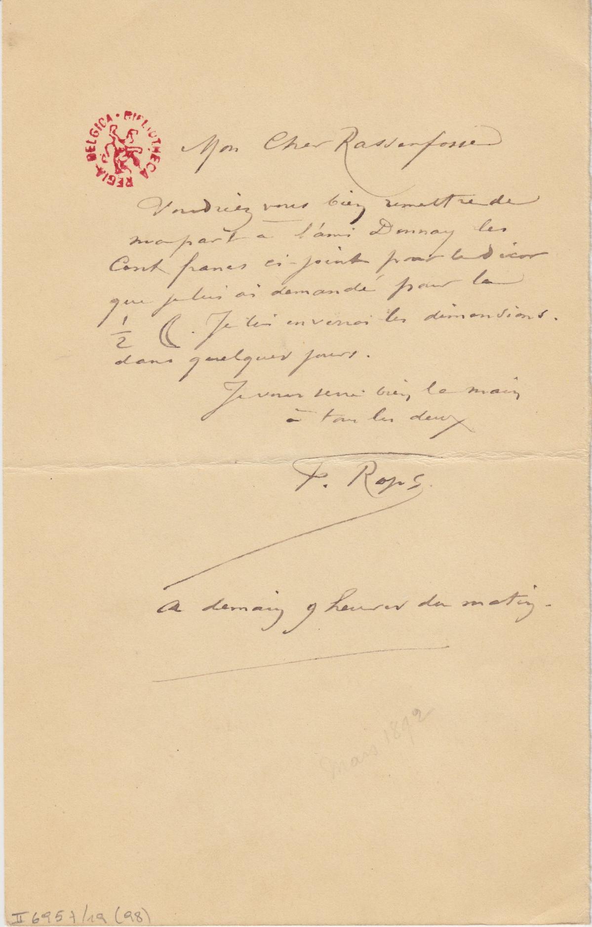 Illustration de la lettre