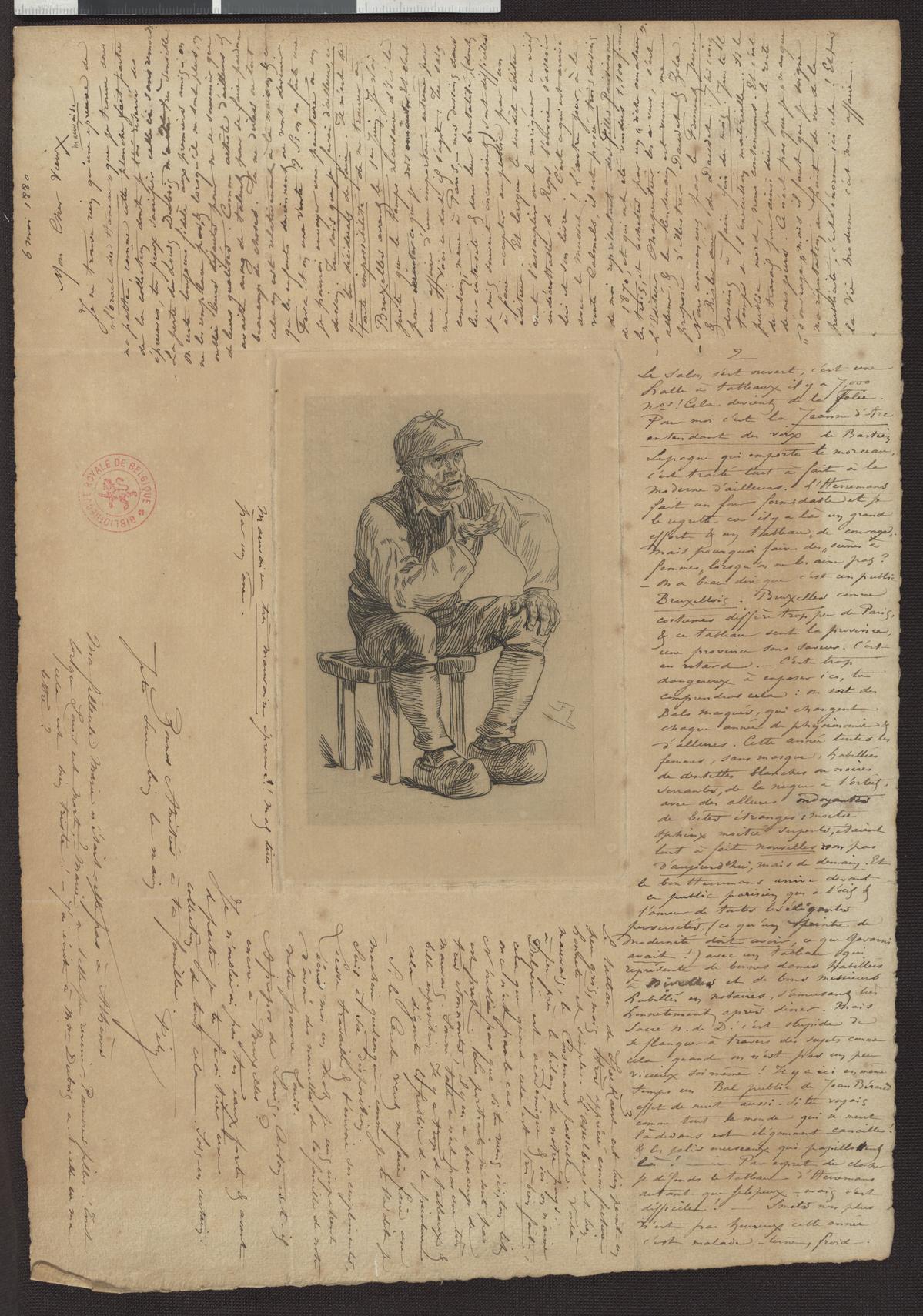 Illustration de la lettre