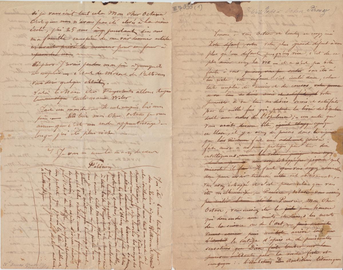 Illustration de la lettre