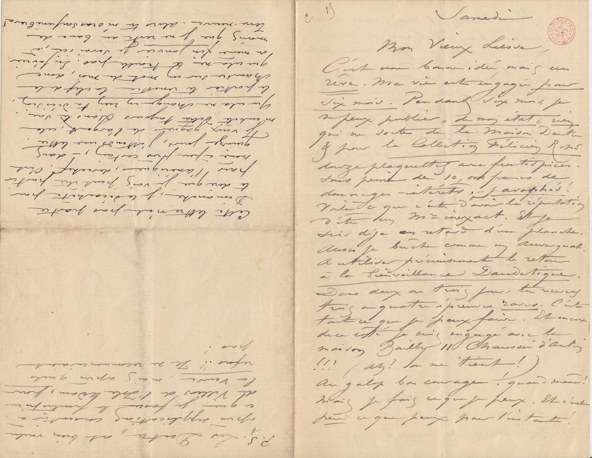 Illustration de la lettre