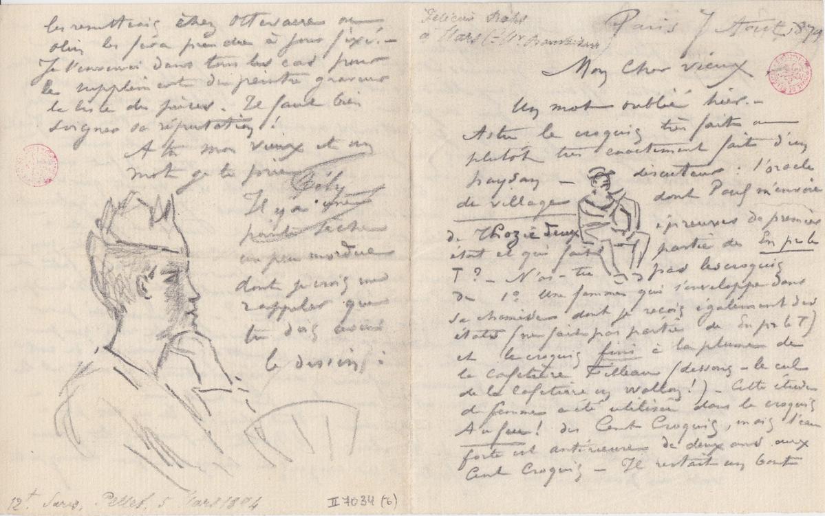 Illustration de la lettre