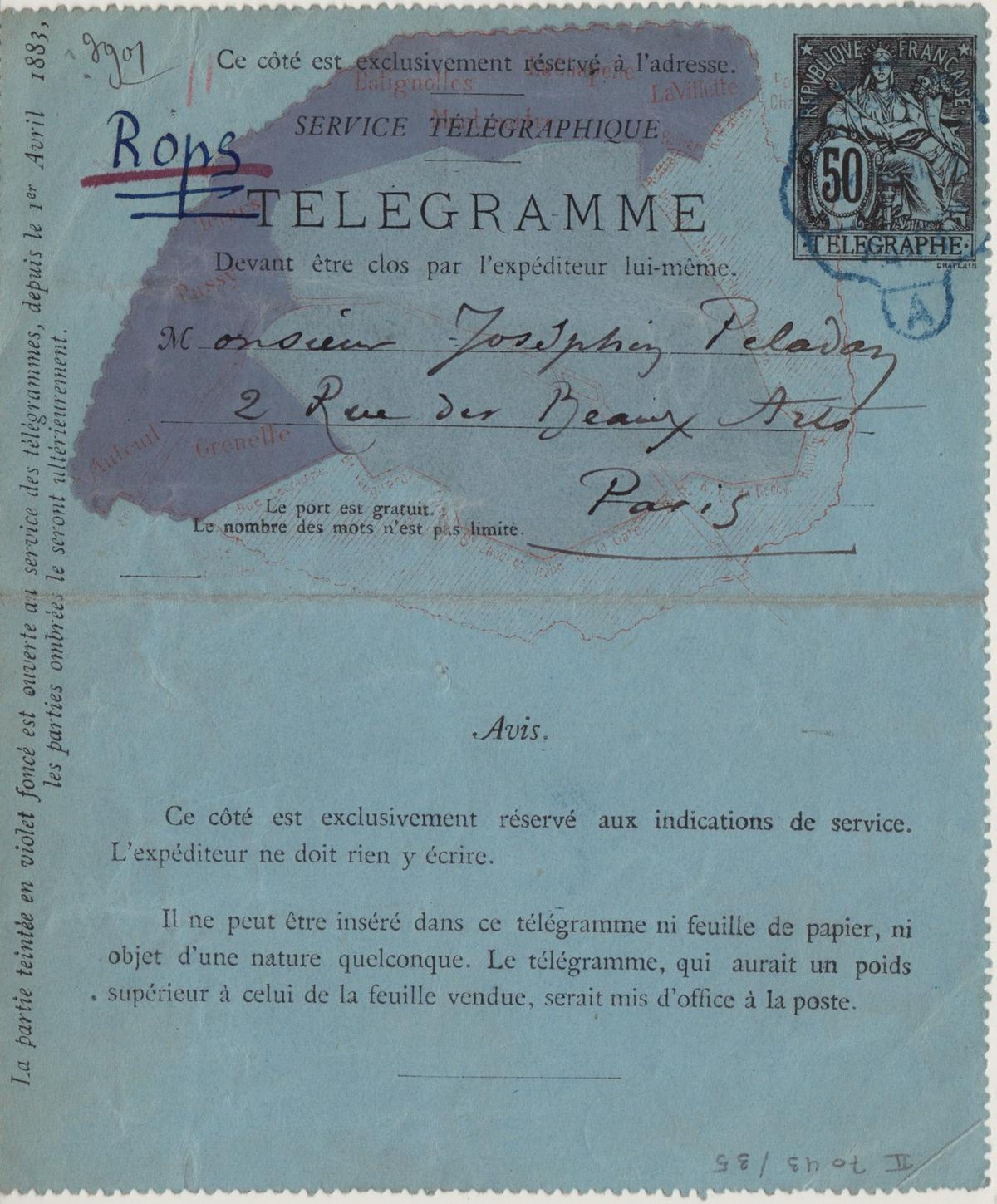 Illustration de la lettre