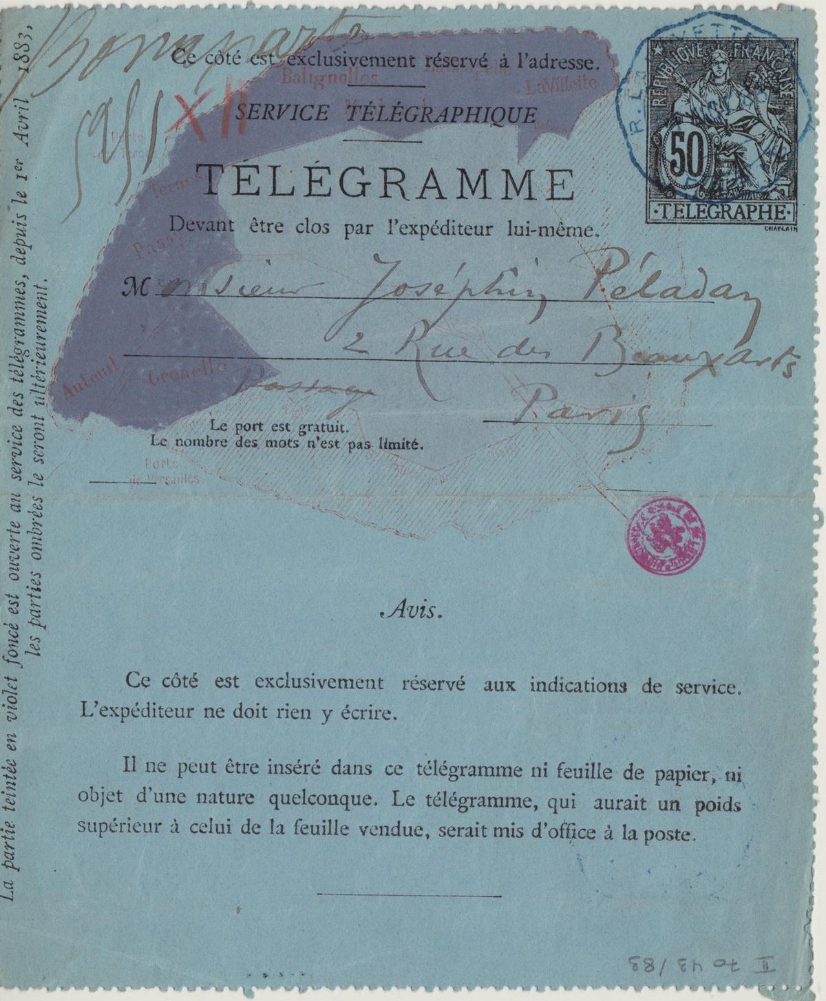 Illustration de la lettre