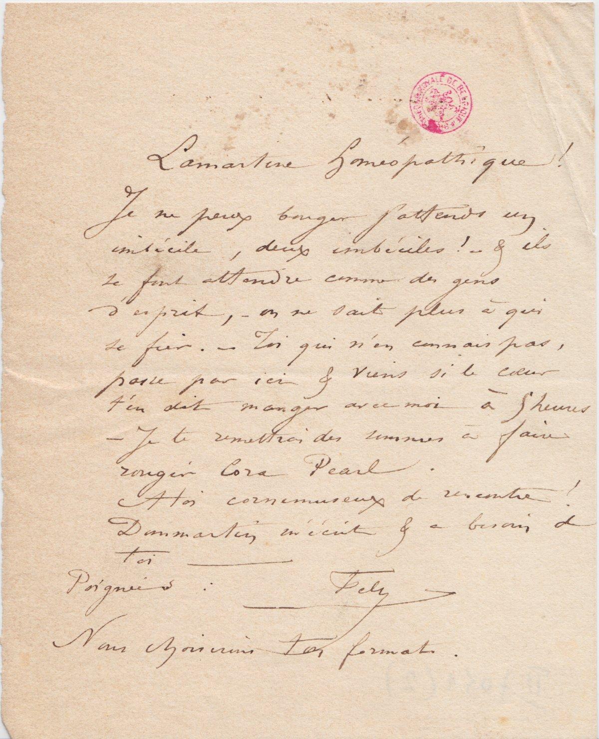 Illustration de la lettre