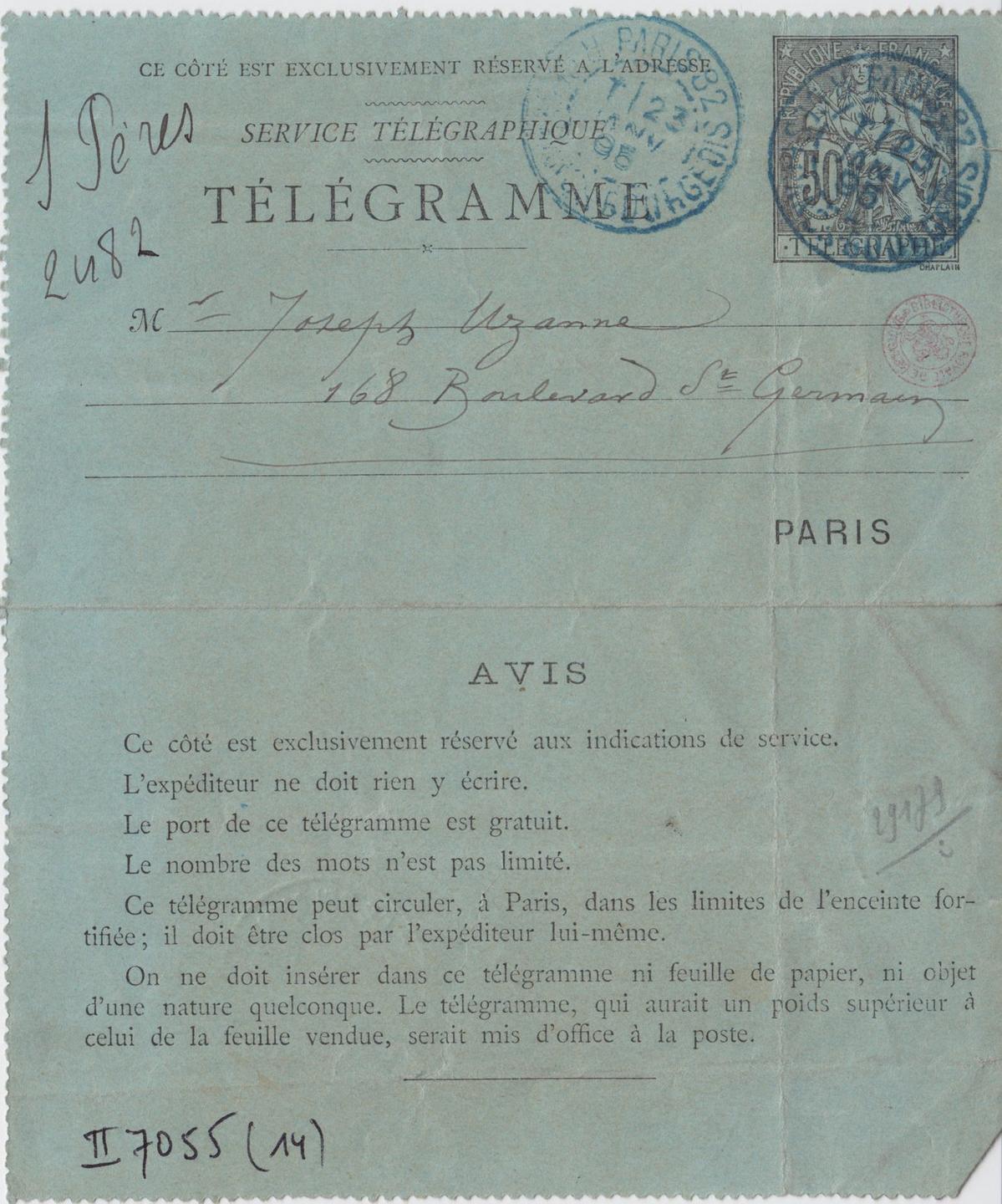 Illustration de la lettre