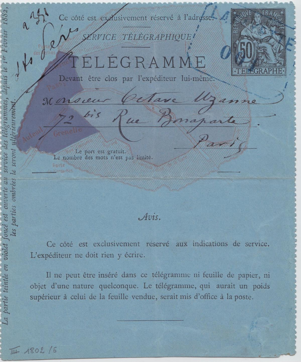 Illustration de la lettre