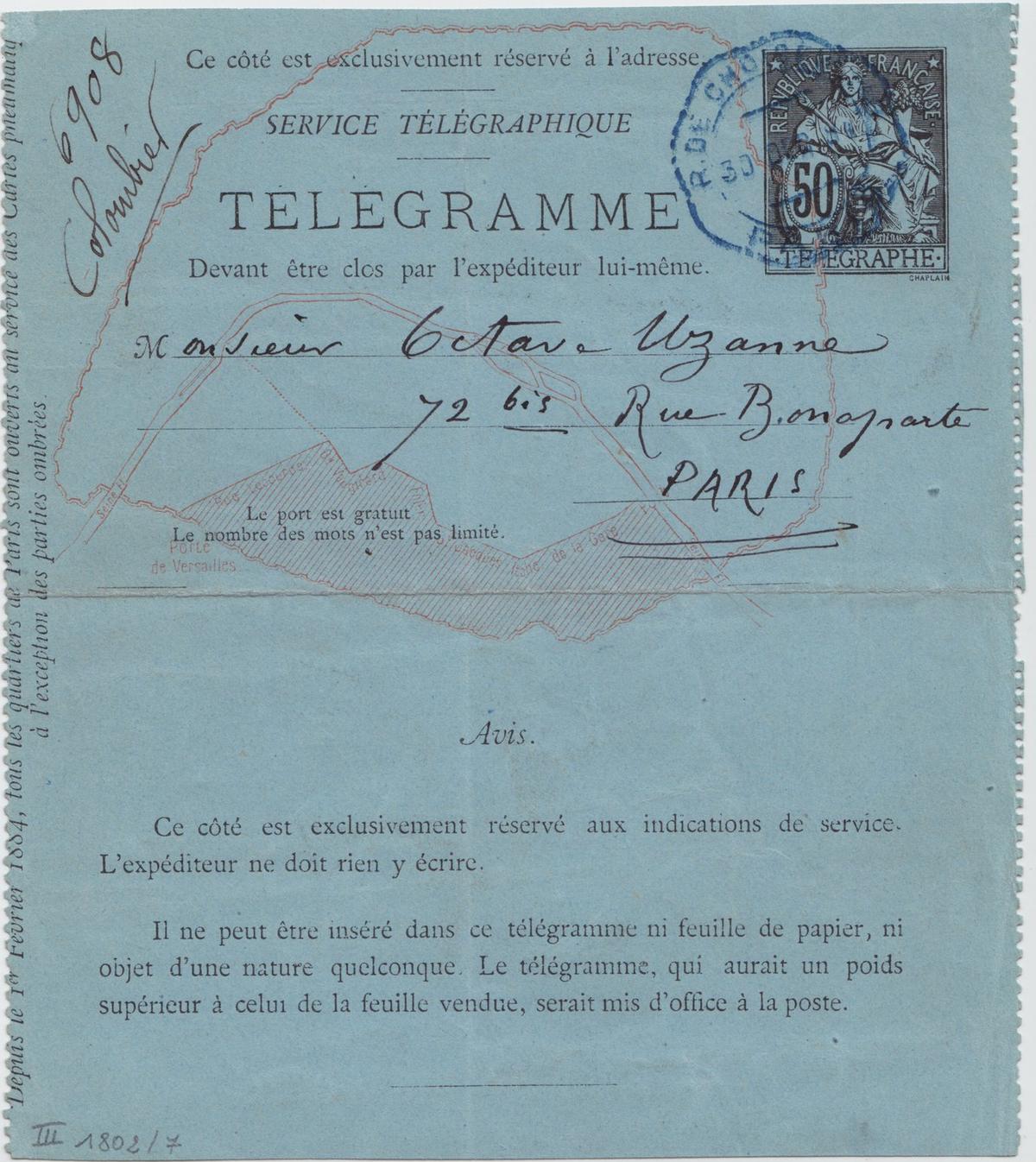 Illustration de la lettre