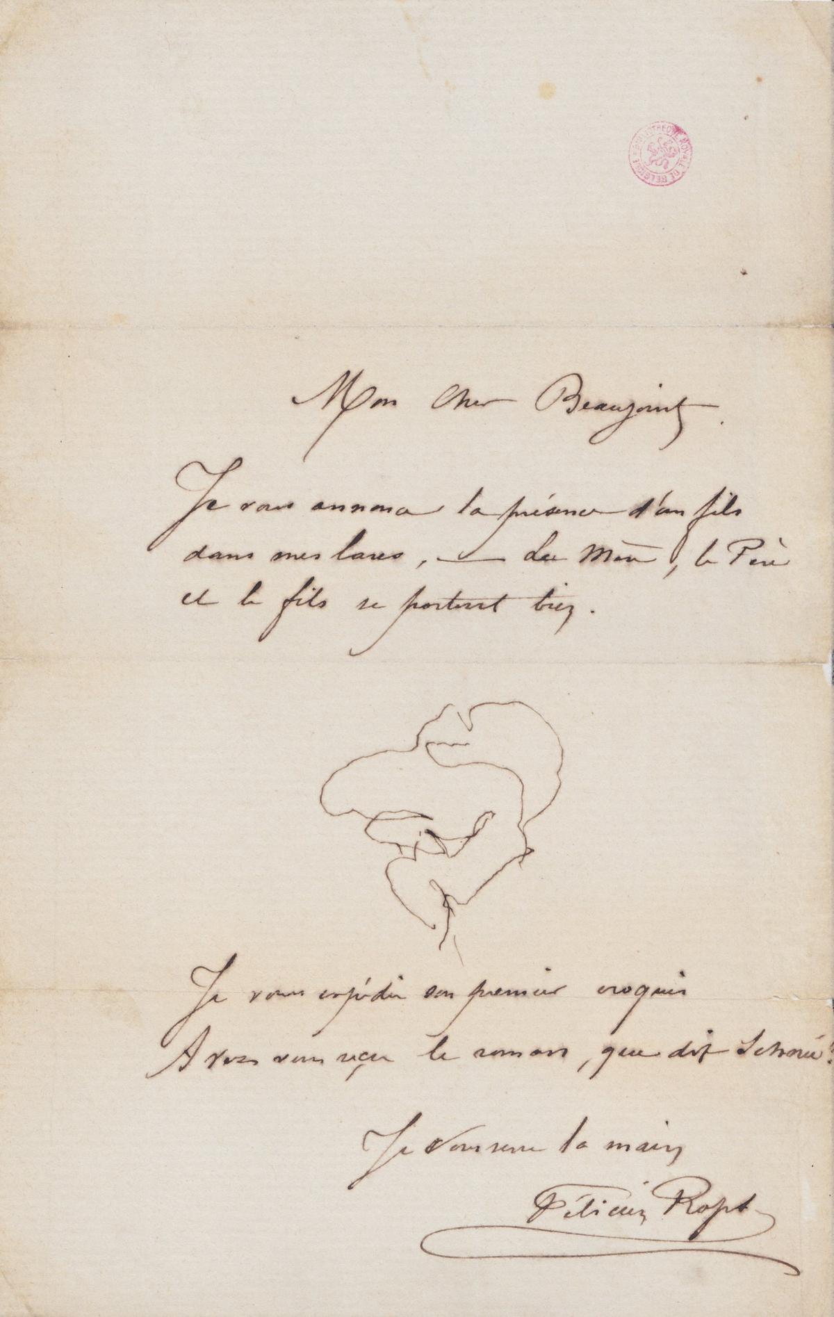 Illustration de la lettre