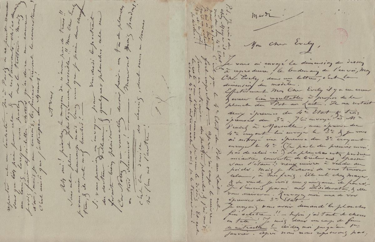 Illustration de la lettre