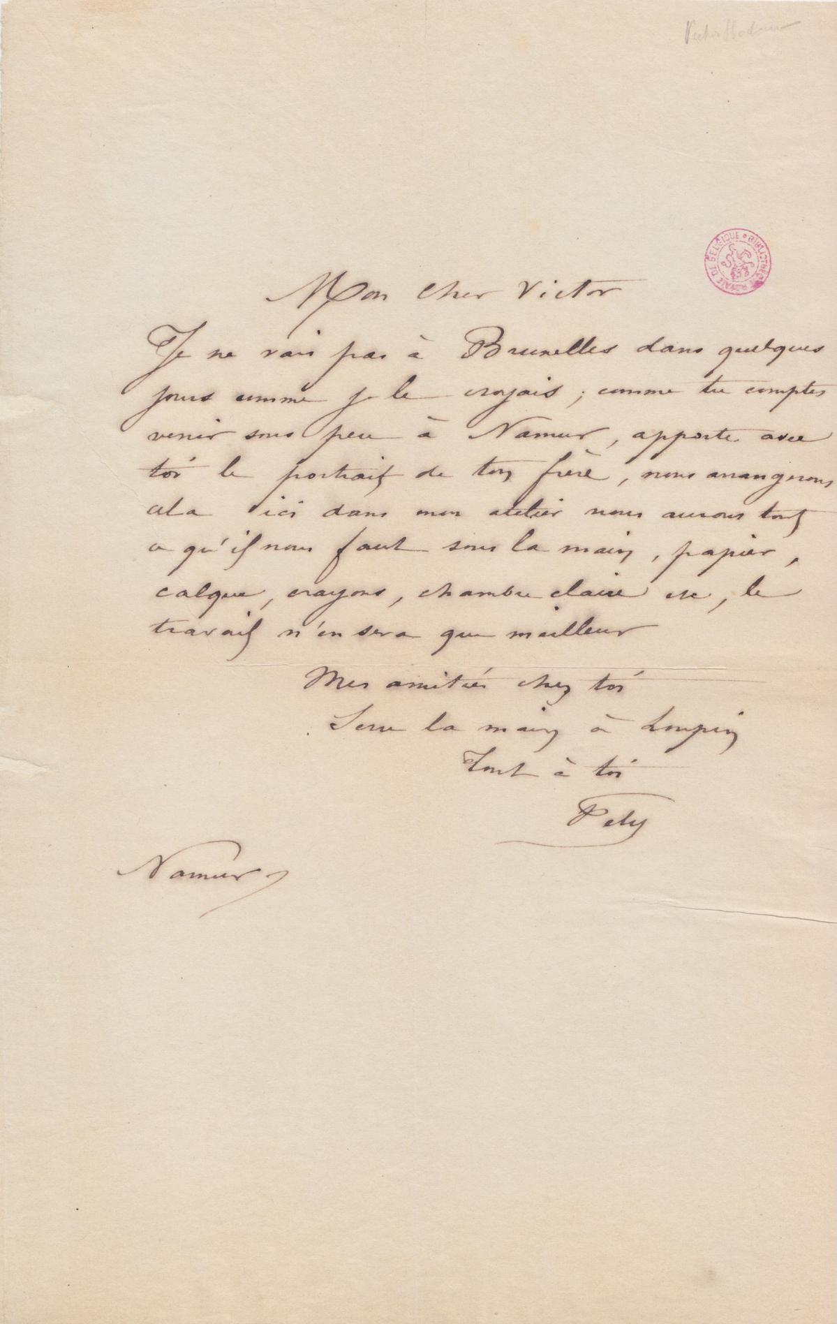 Illustration de la lettre