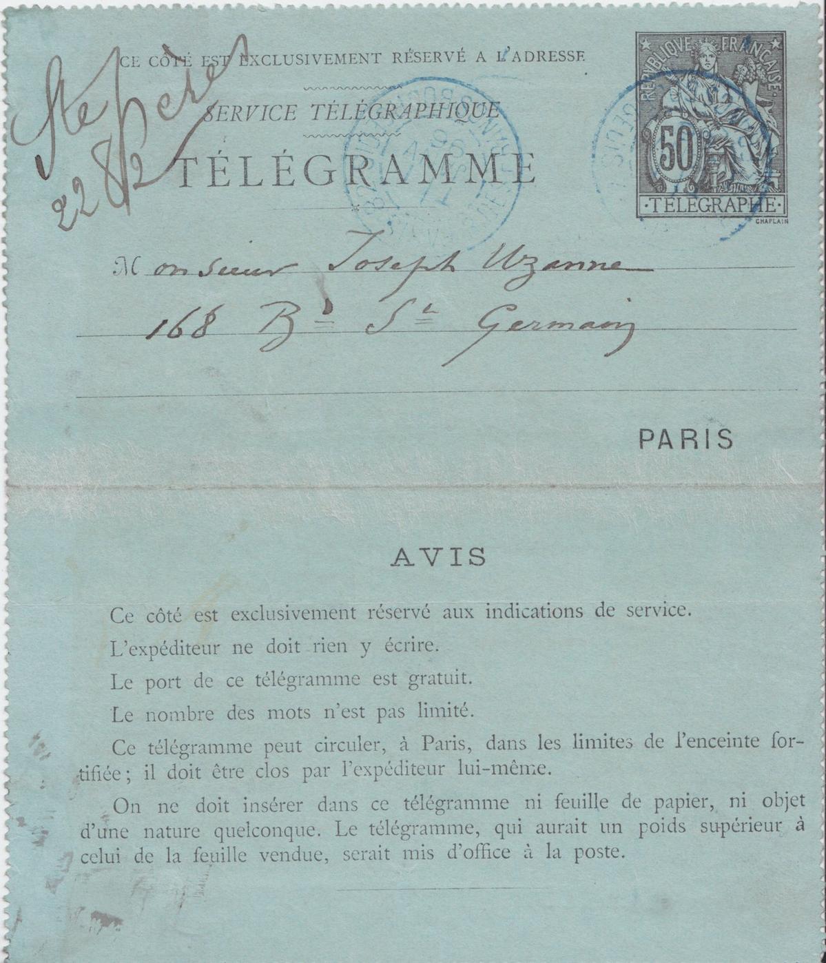 Illustration de la lettre