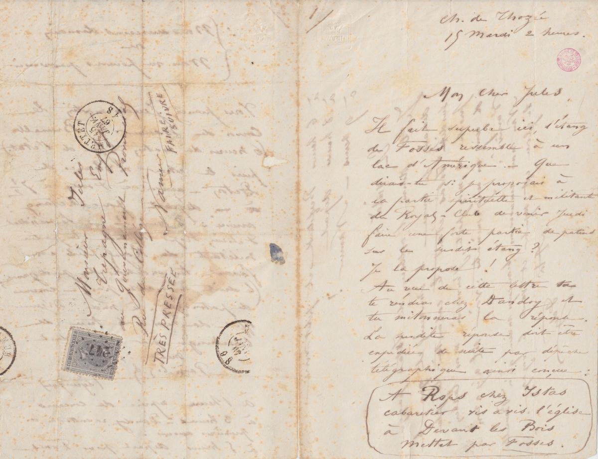 Illustration de la lettre