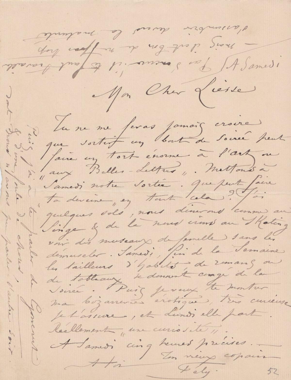 Illustration de la lettre