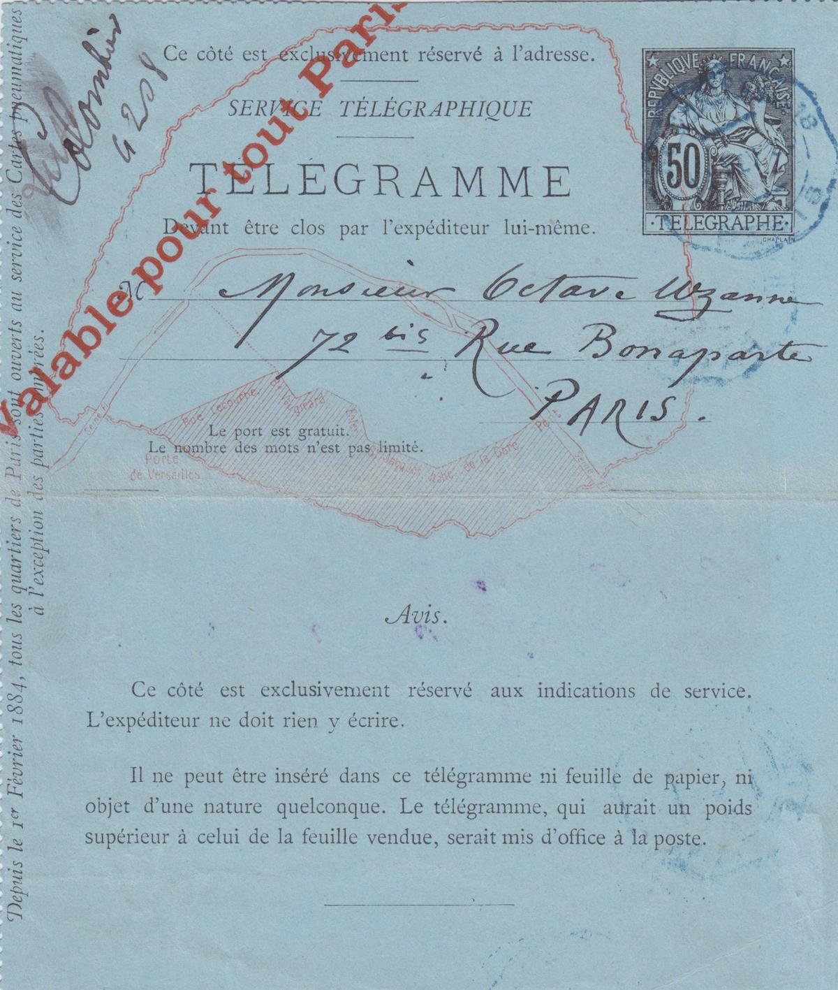 Illustration de la lettre