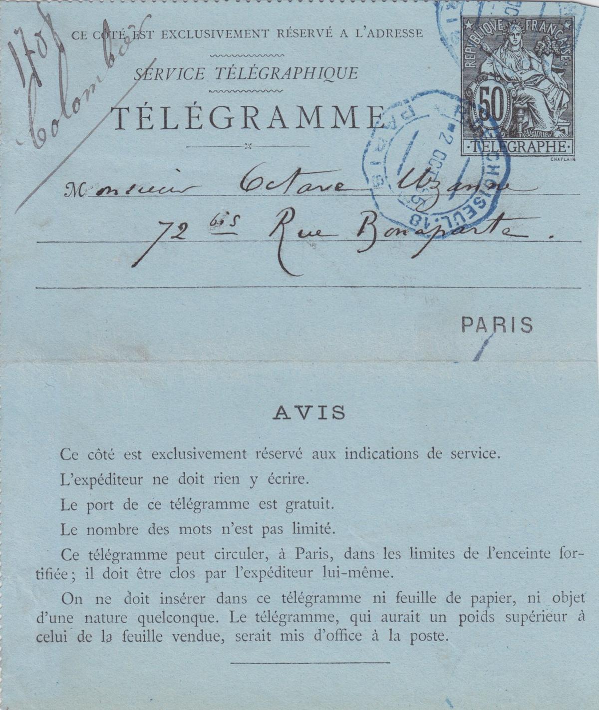 Illustration de la lettre