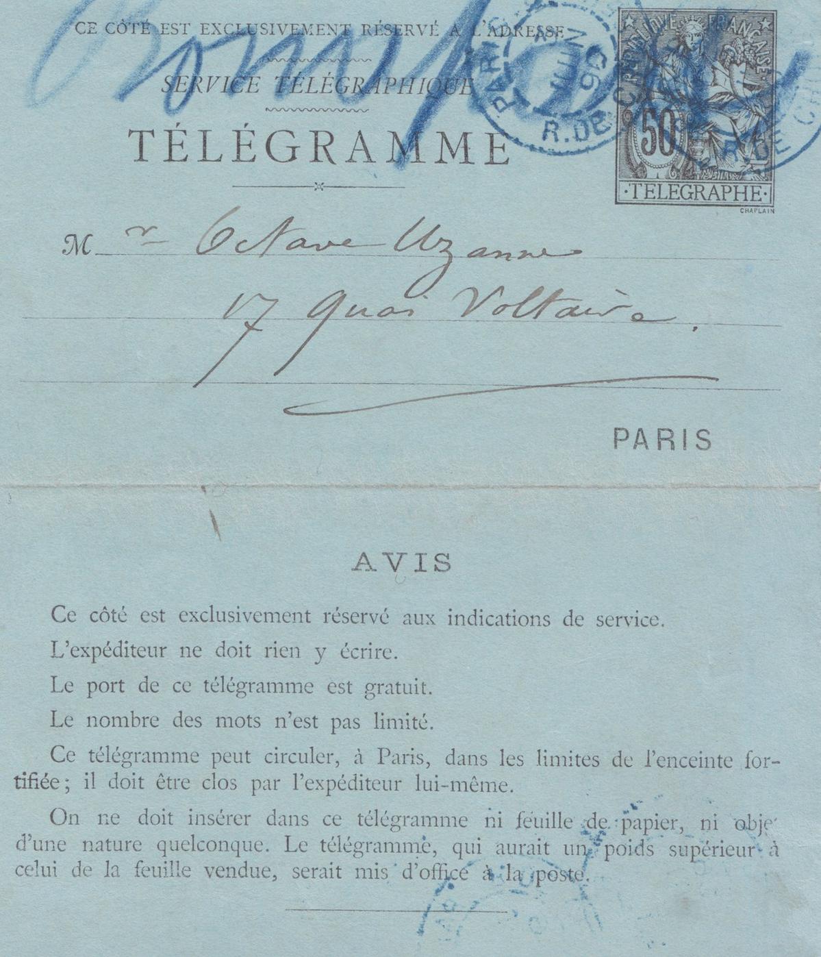 Illustration de la lettre