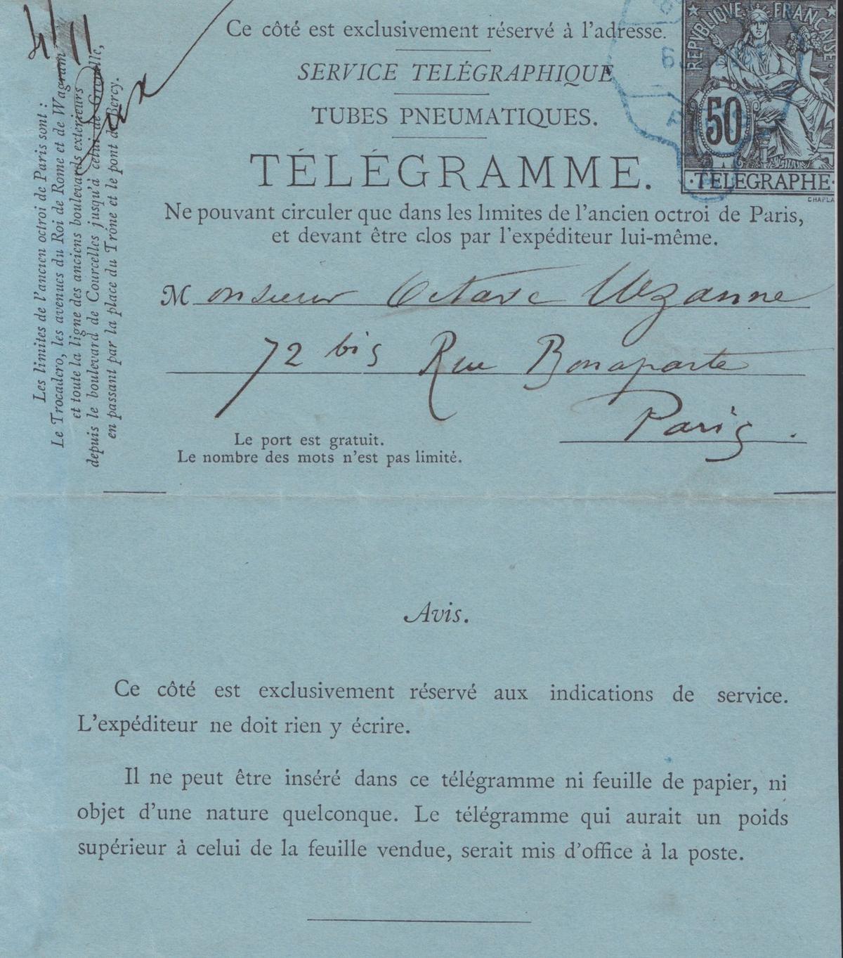 Illustration de la lettre