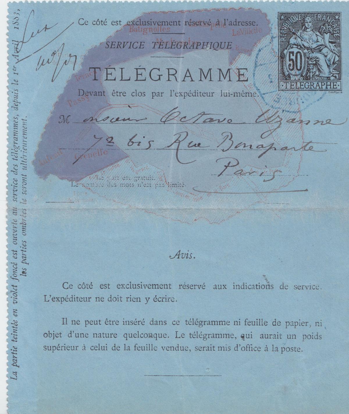 Illustration de la lettre