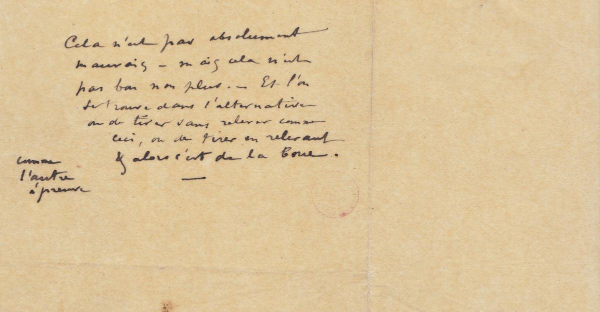 Illustration de la lettre