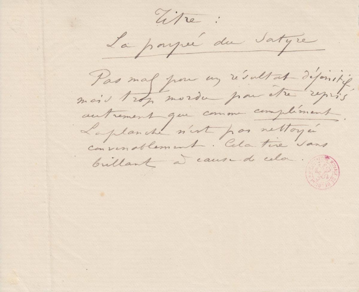 Illustration de la lettre