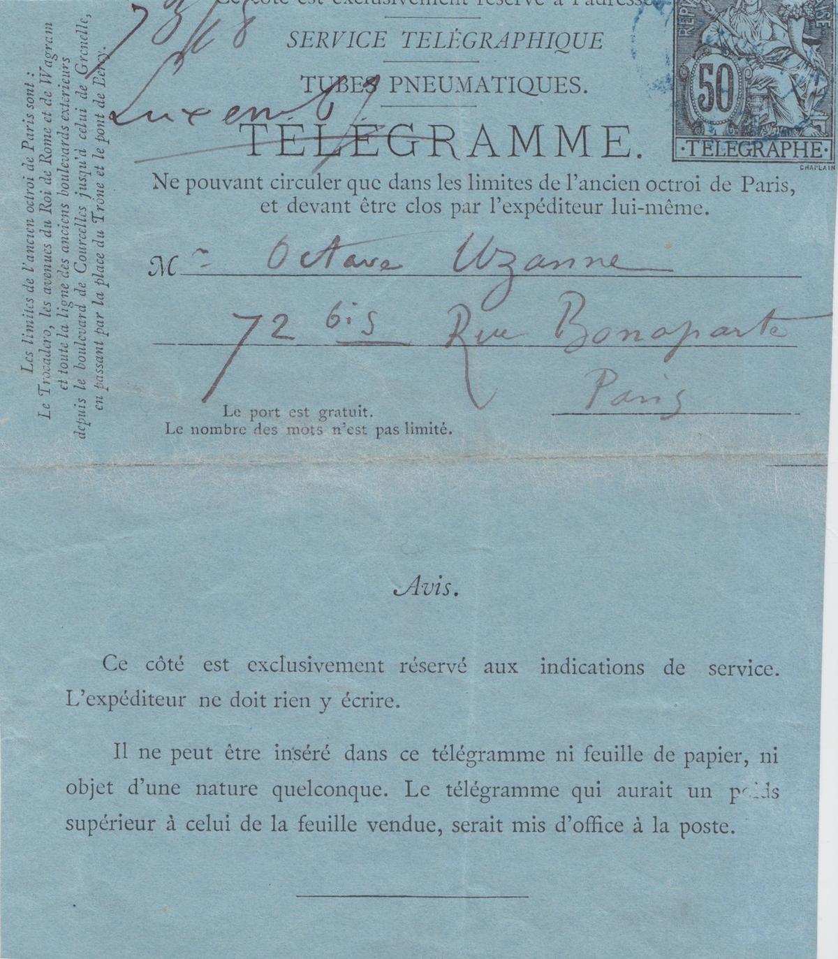 Illustration de la lettre