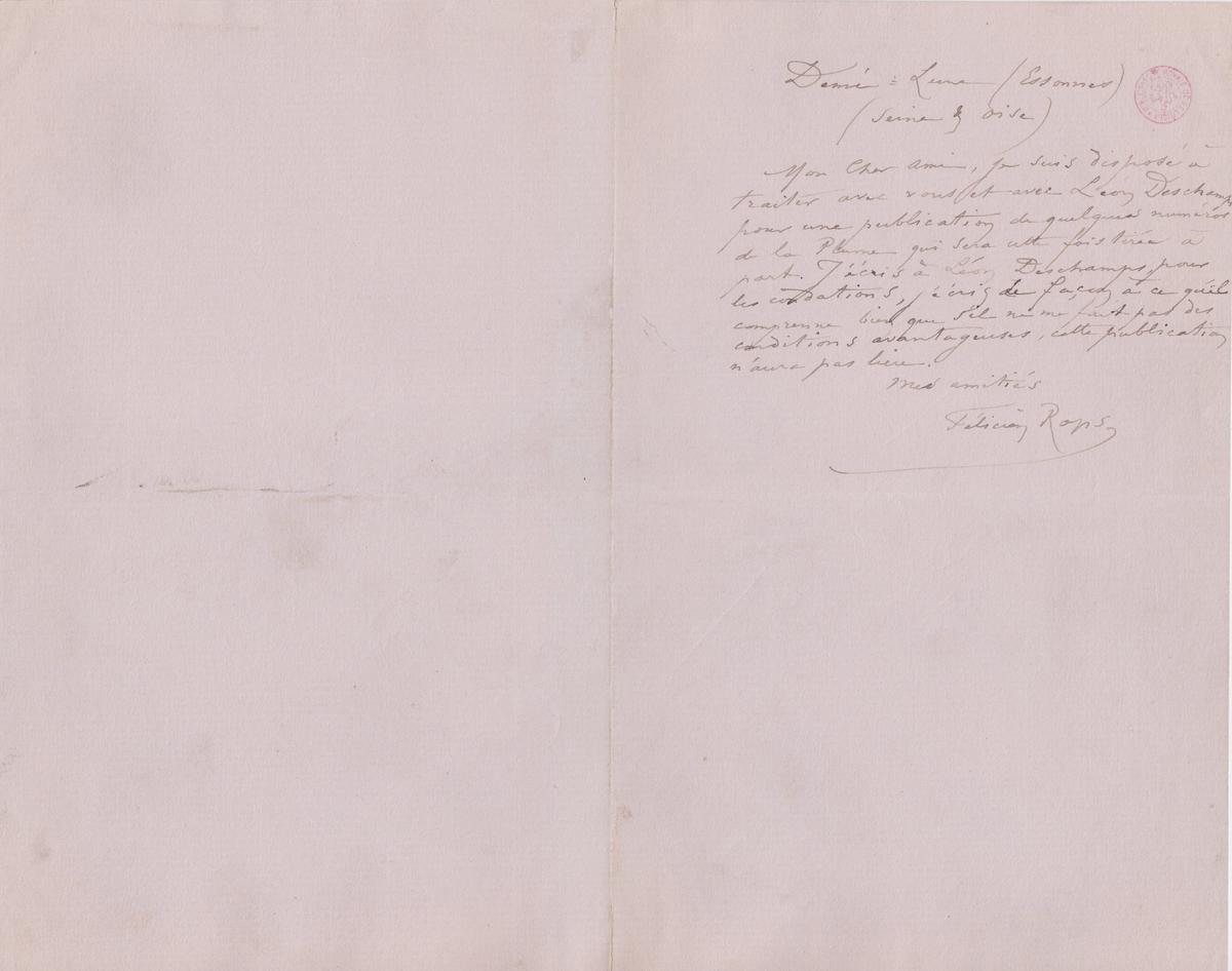 Illustration de la lettre