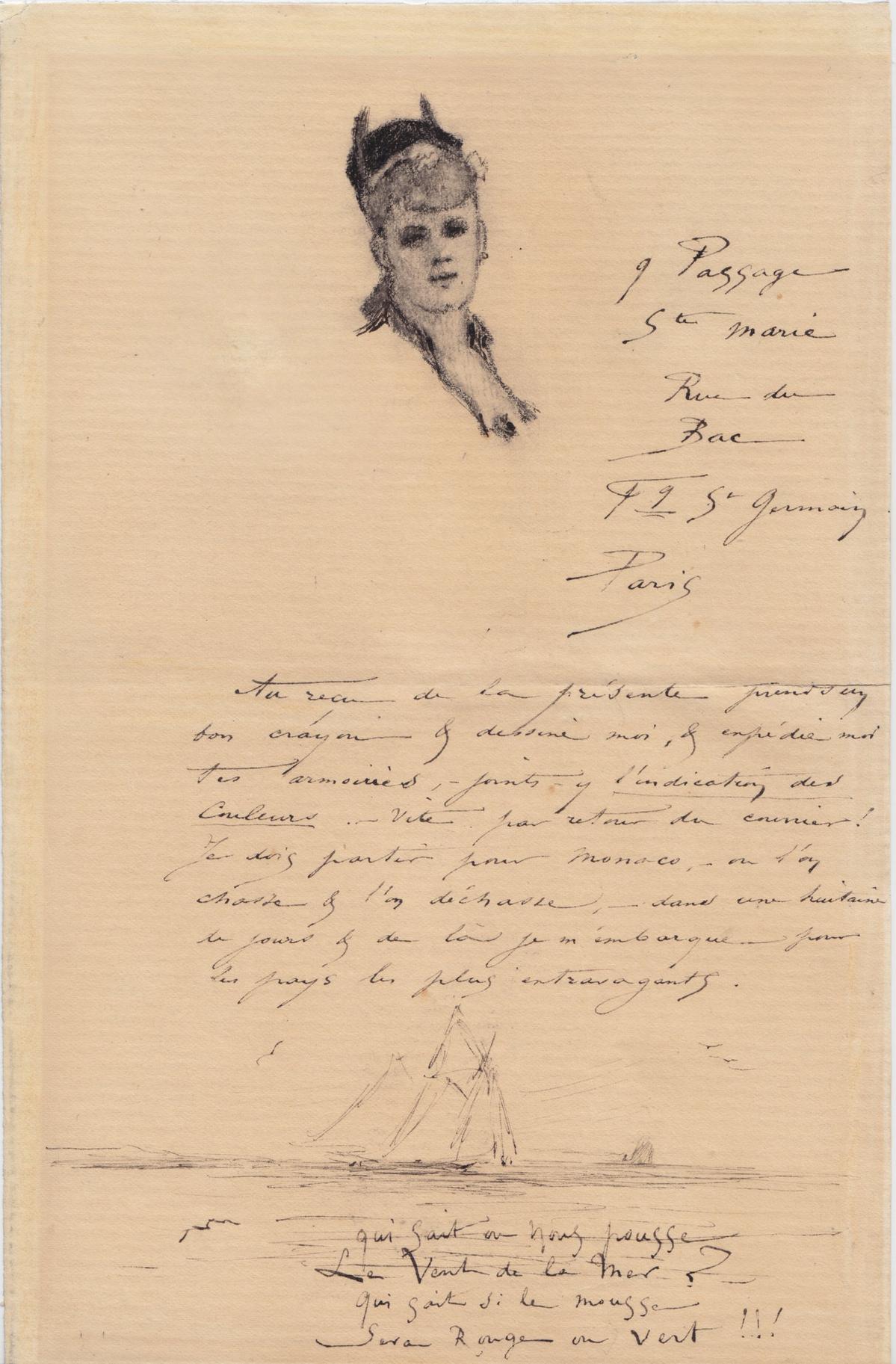 Illustration de la lettre