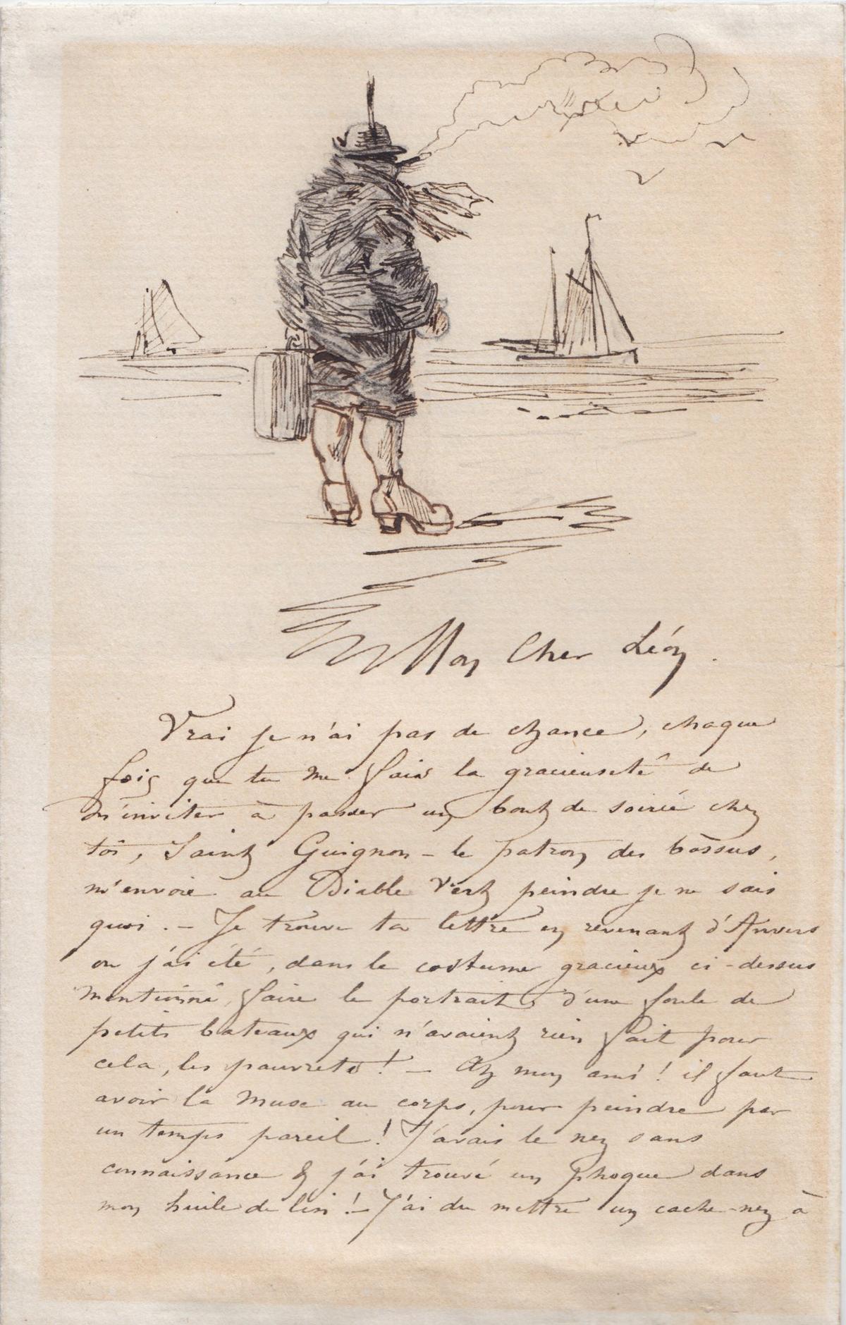 Illustration de la lettre