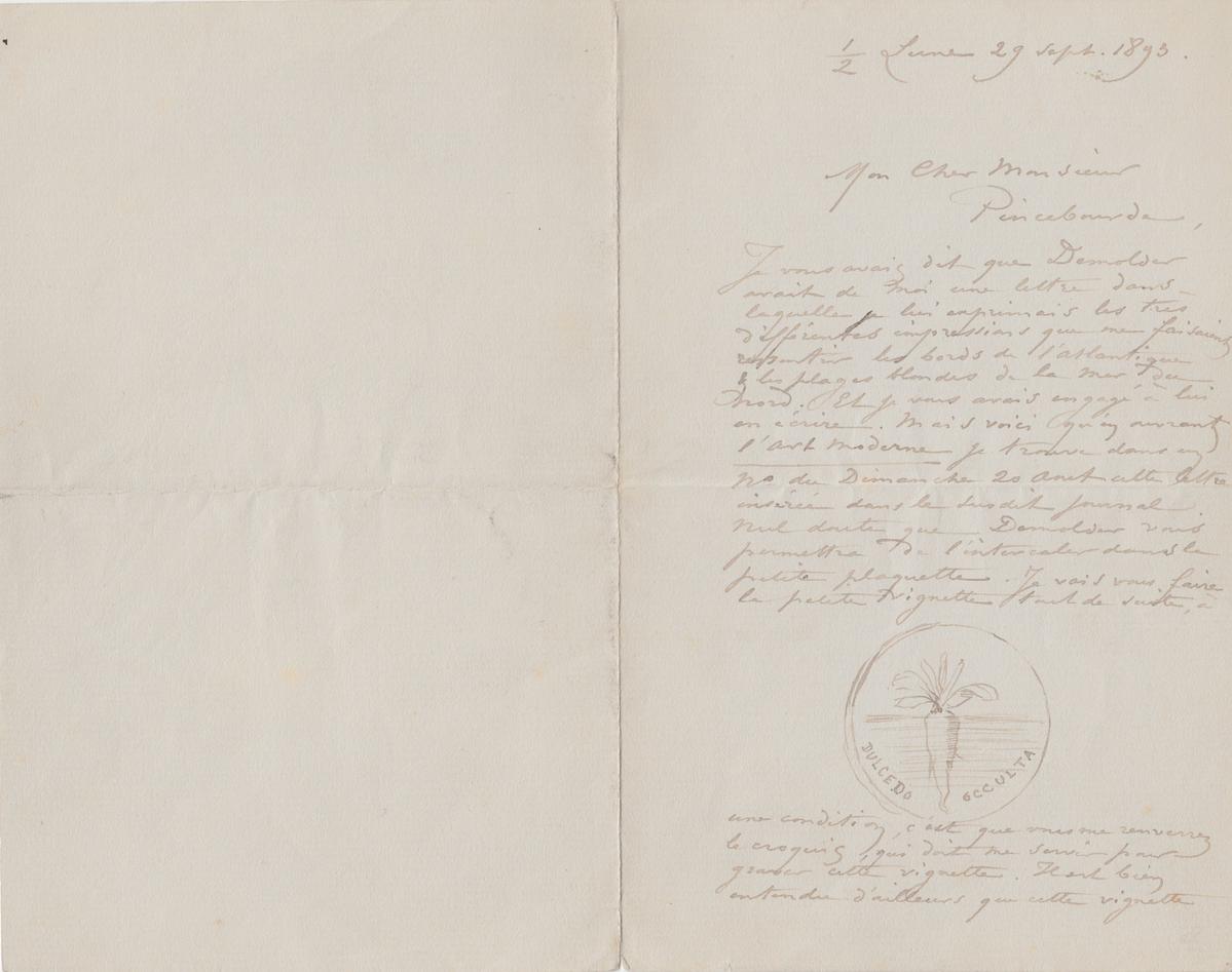 Illustration de la lettre