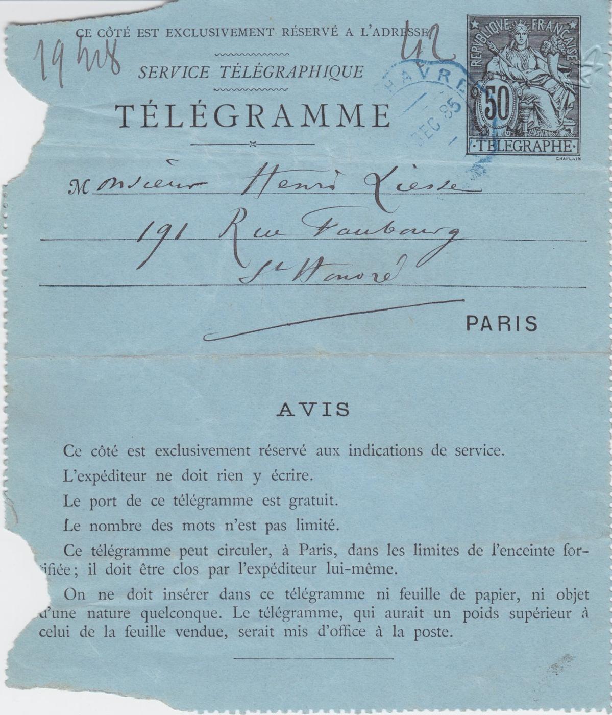 Illustration de la lettre