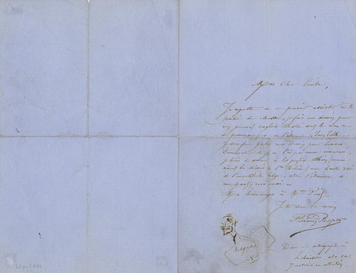 Illustration de la lettre