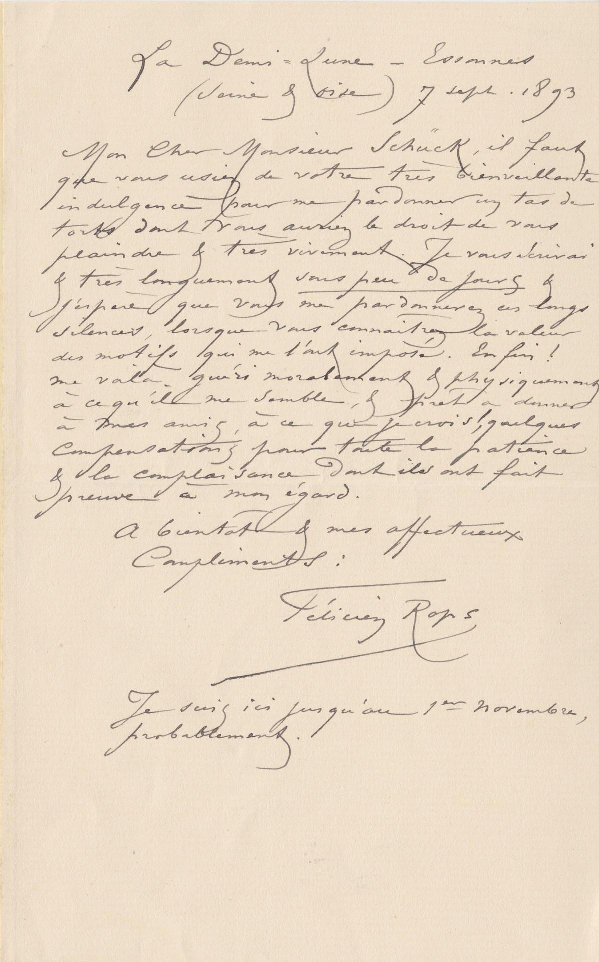 Illustration de la lettre