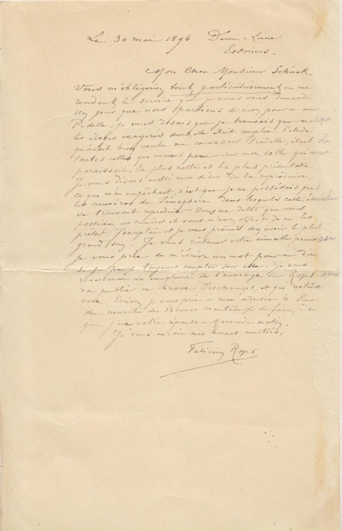 Illustration de la lettre