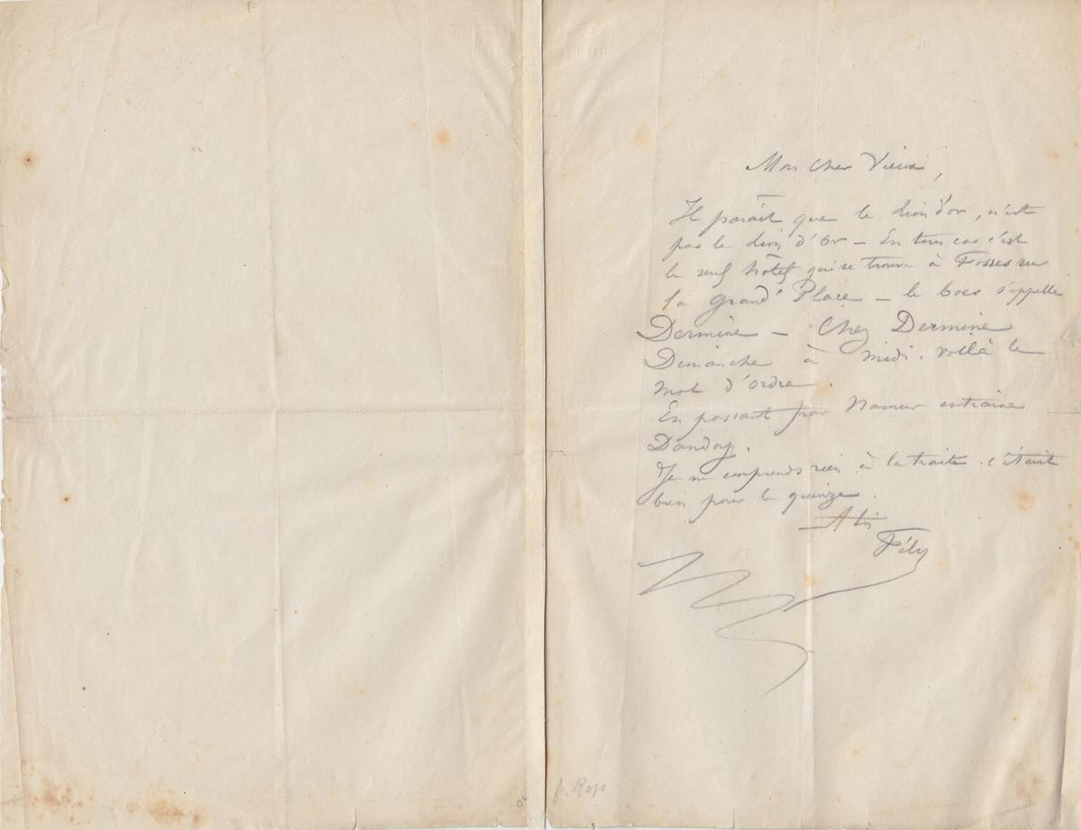 Illustration de la lettre