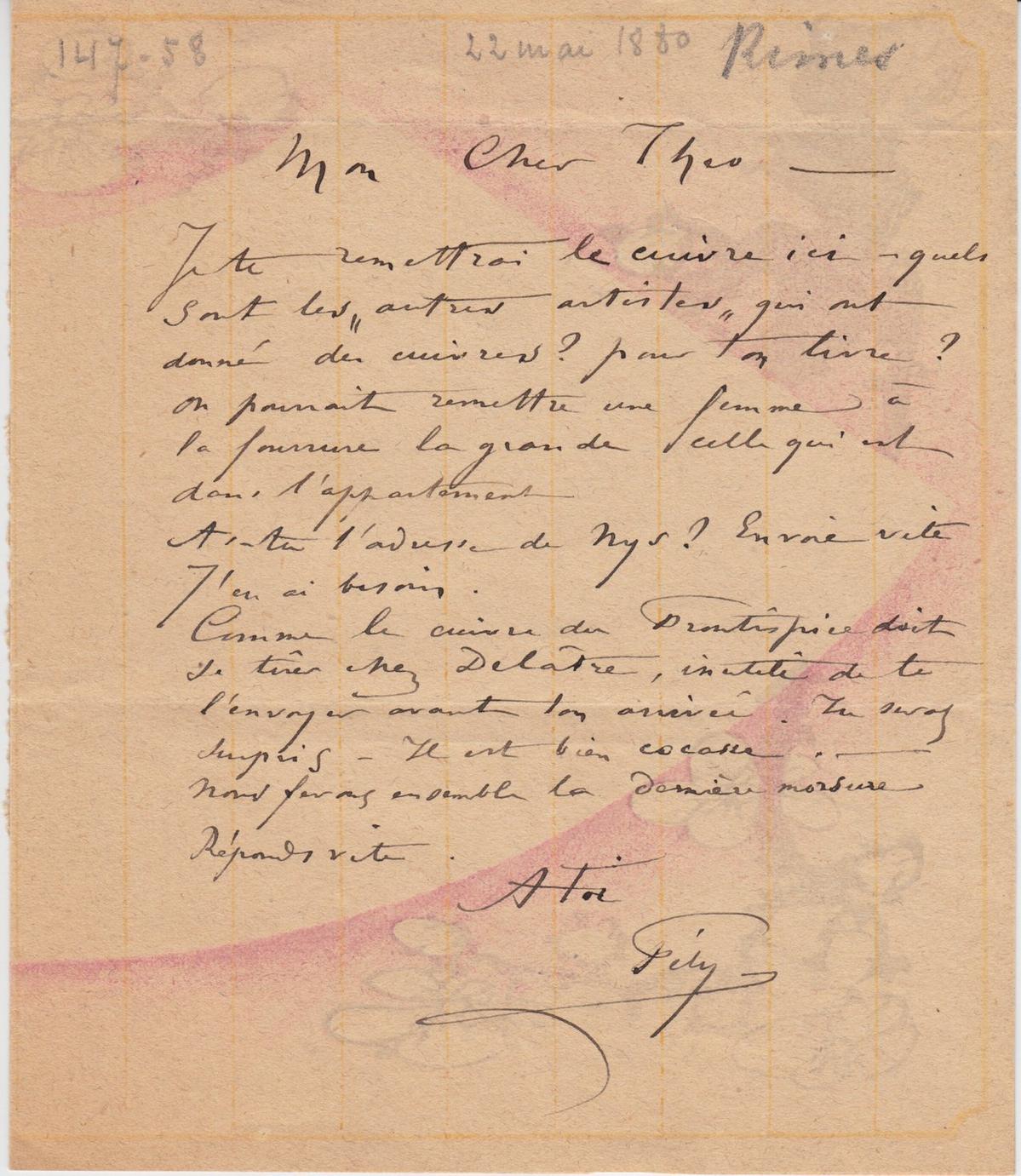 Illustration de la lettre