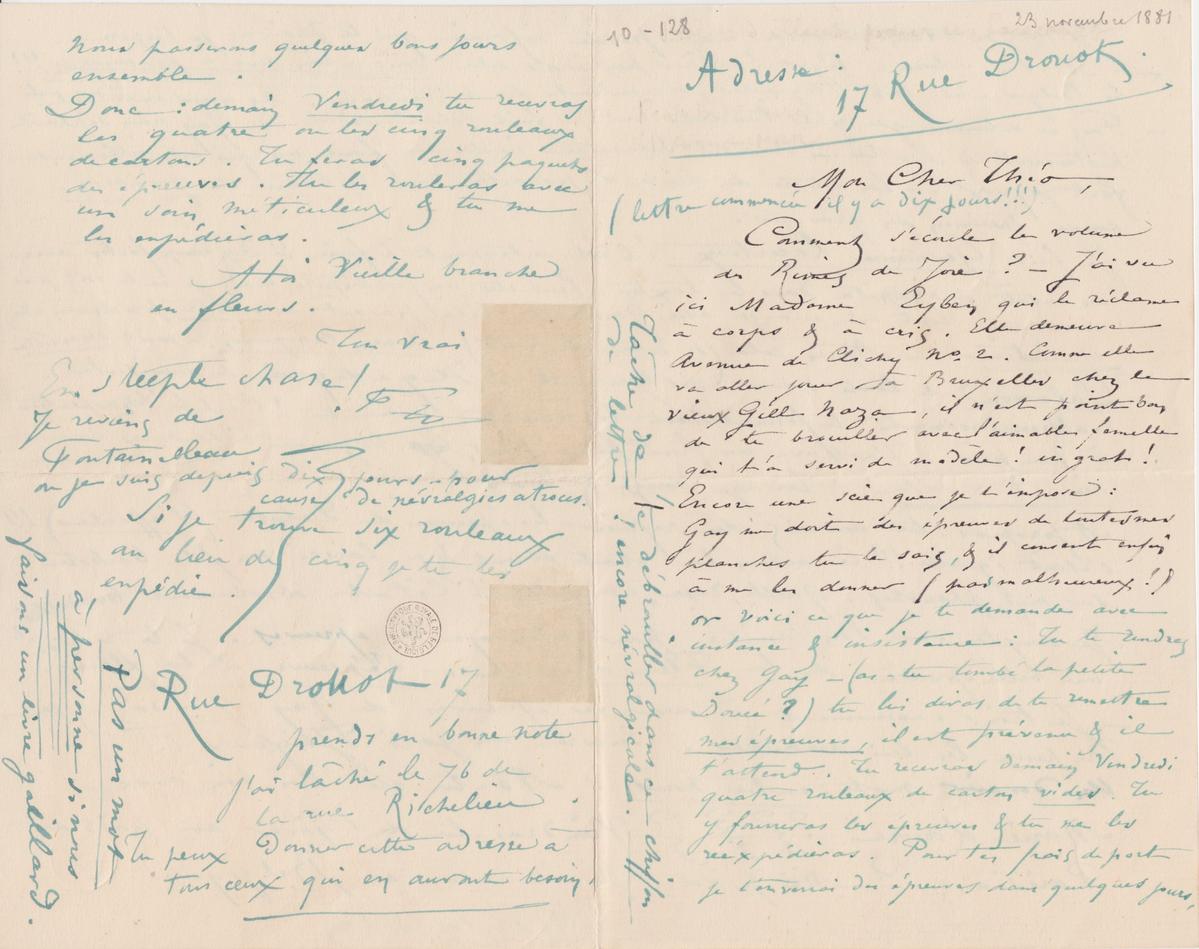 Illustration de la lettre