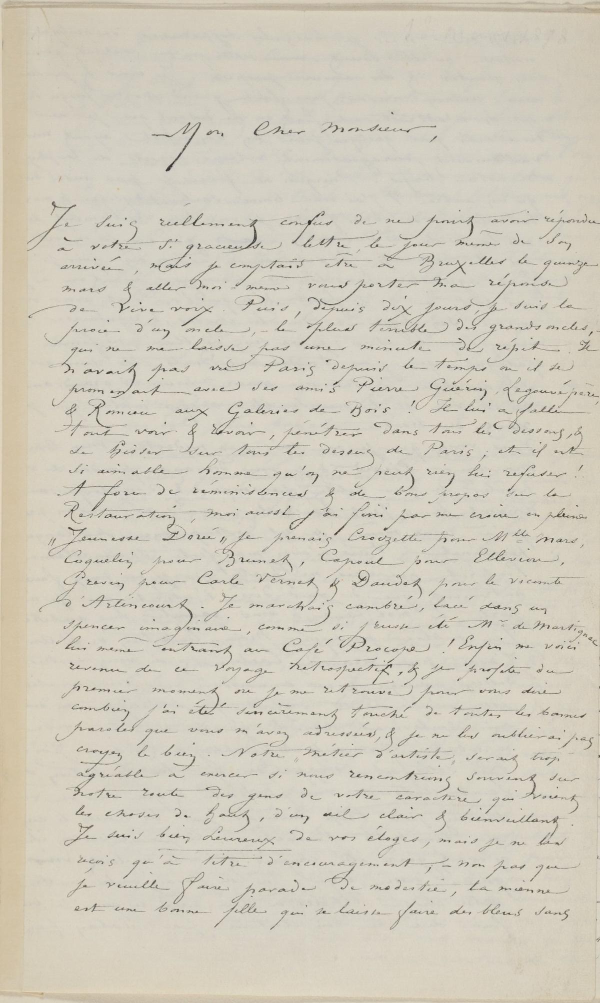 Illustration de la lettre