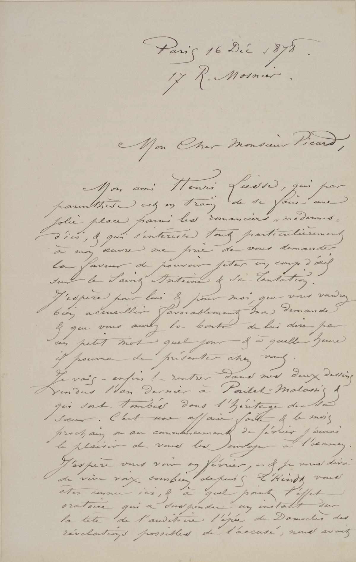 Illustration de la lettre