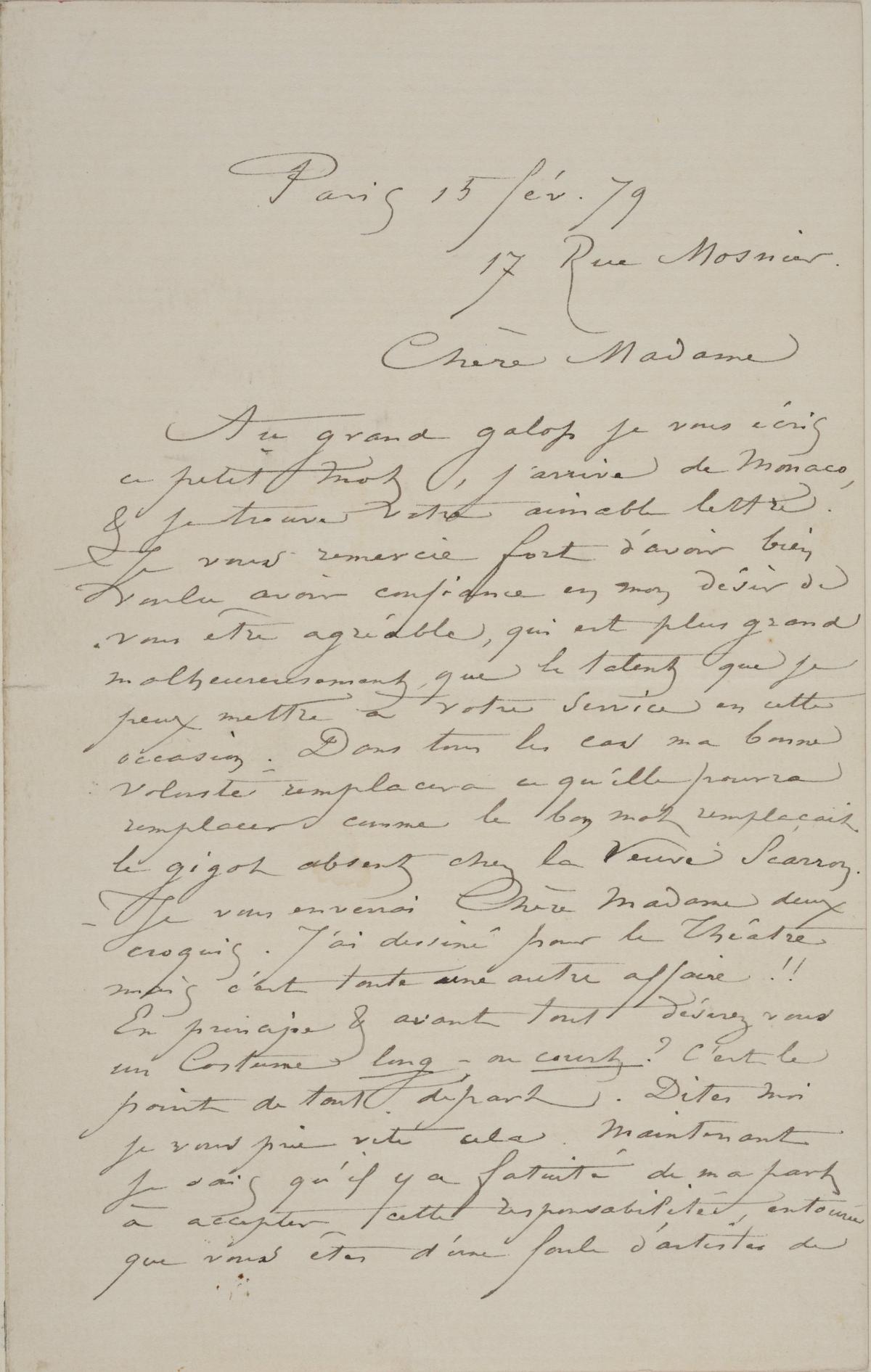 Illustration de la lettre
