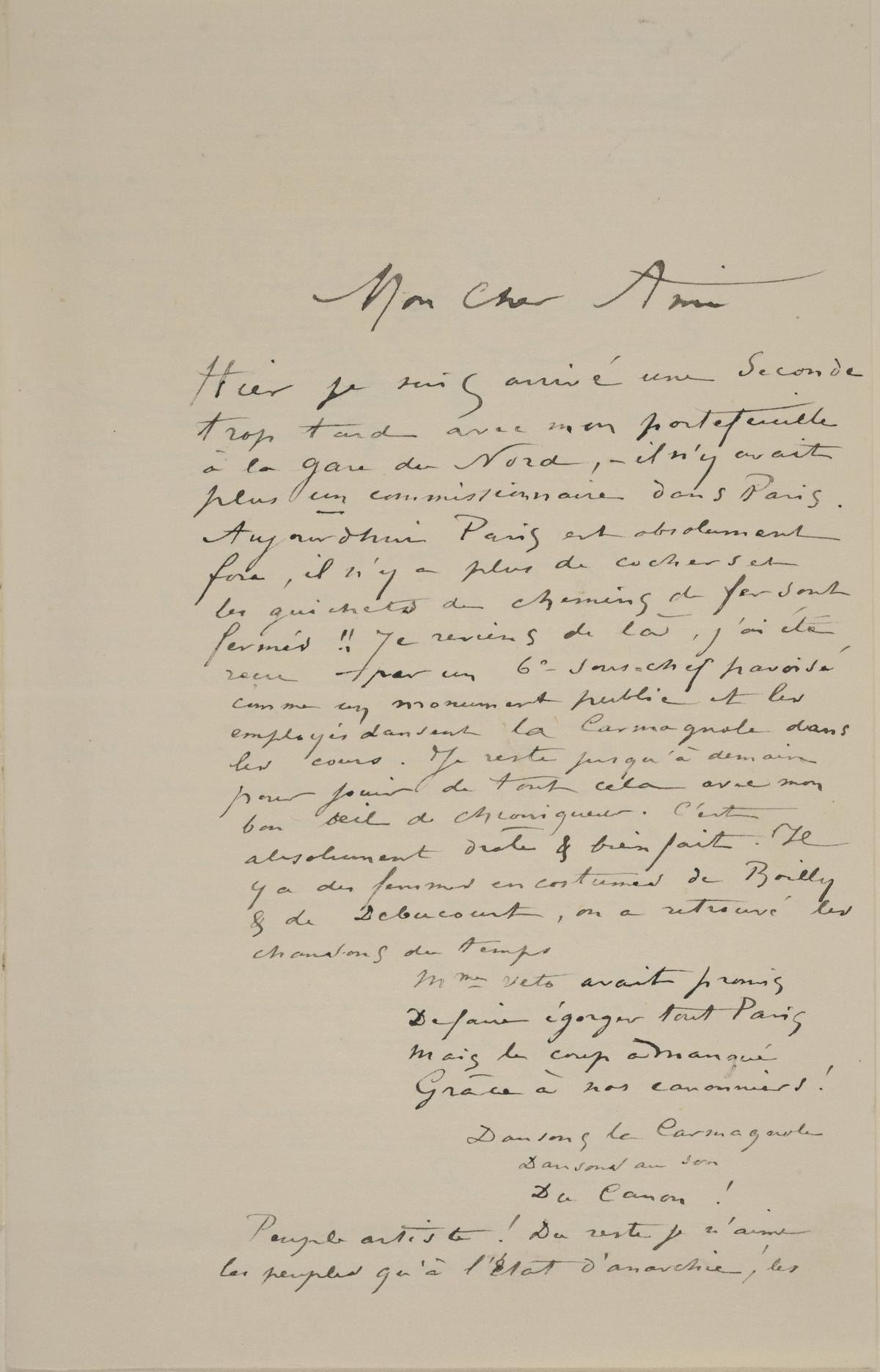 Illustration de la lettre