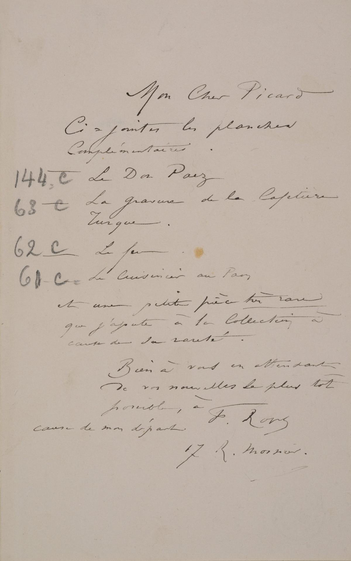 Illustration de la lettre