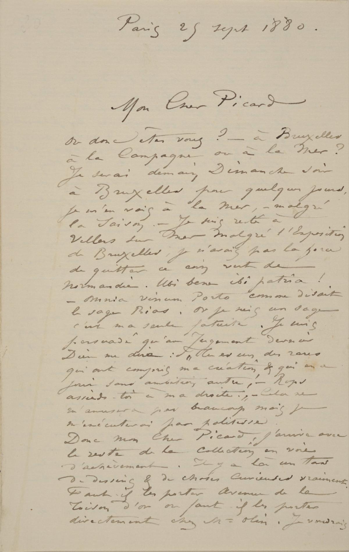 Illustration de la lettre